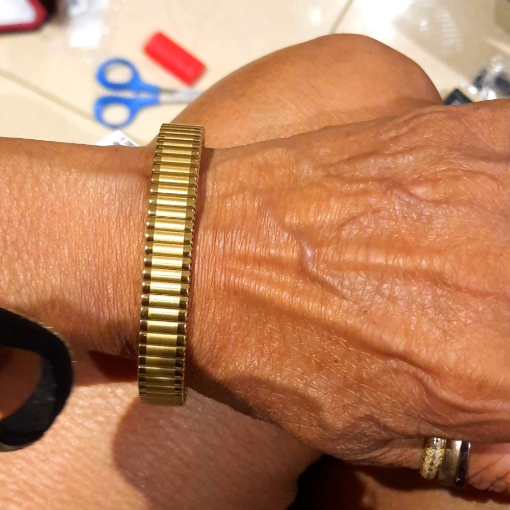 NWT AUTHENTIC GENUINE STAINLESS STEEL MEN'S DESIGNER LINK BRACELET 🎁 BOXED